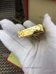 AAA Clone S.T. Dupont Ligne 2 Yellow Gold Plated Engraving Cigar Lighter (6)_th.jpg